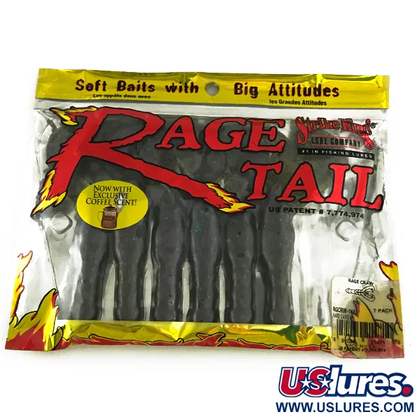 STRIKE KING Rage Tail soft bait 6 ks