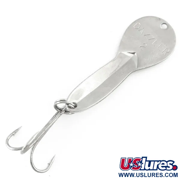 Acme Dazzler #2 Plandavka, Nikl / Zelená, 7g, Vintage, #6981