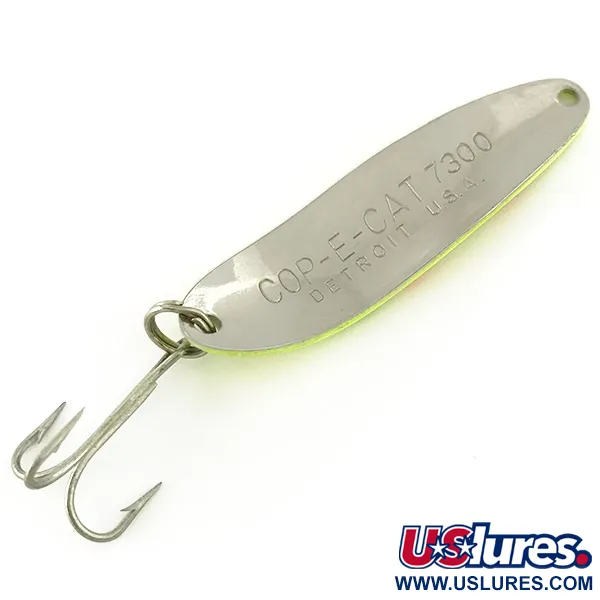 Dardevle Cop-E-Cat 7300 UV Plandavka, Fluo Žlutá/Nikl, 10g, UV, #6988