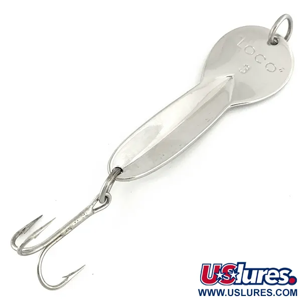 Luhr Jensen Loco 3 Plandavka, Nikl, 17g, poniklovaná, #7000