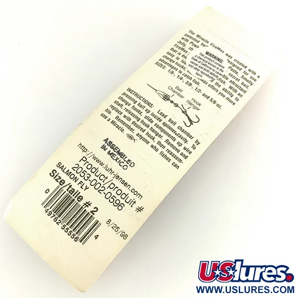 Luhr Jensen Fire Max Miracle 2 Třpytka, Zlato / Černá, 7g, #7056