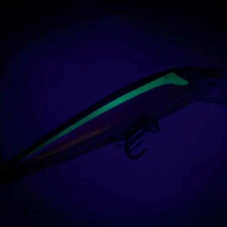 RAPALA HUSKY JERK Holo Wobler, Stříbrno-Žlutý, 10g, Vzlínající, #7079