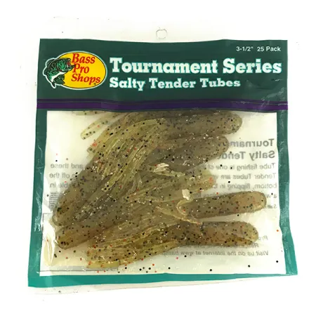 Bass Pro Shops Salty Tender Flipping Tubes gumová nástraha 7 ks