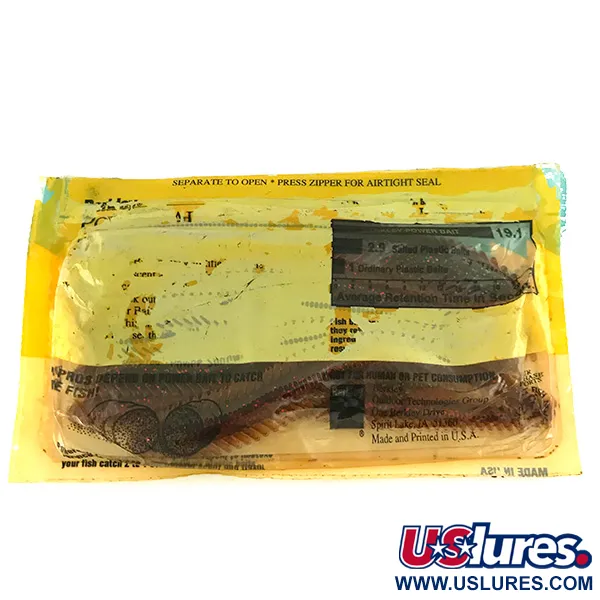 Berkley Power Worm nástraha, Red, 17.3g, Vroubkované tělo, #7097