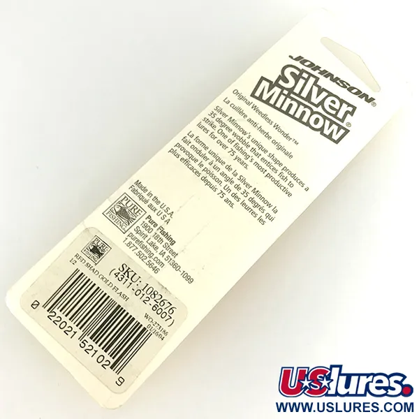 Johnson Silver Minnow Plandavka nezvázne, Red Shad Flash, 14g, #1082676