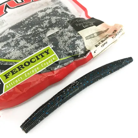 YUM Dinger, BLK Blue Flake, 10cm, měkká nástraha #7121