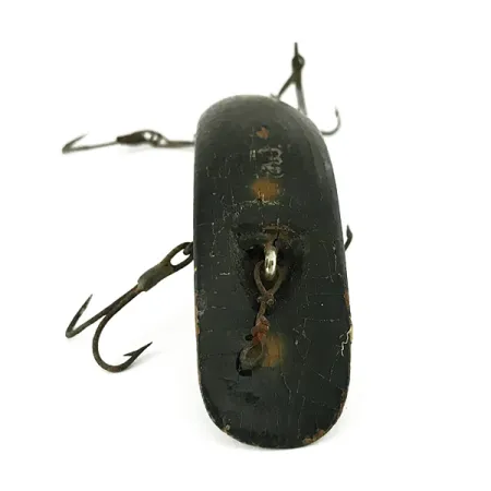 Helin FlatFish Dřevěná Nástraha, Černo-Žlutá, 10g, Spreader-Bar, #7127