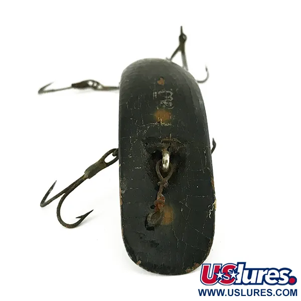 Helin FlatFish Dřevěná Nástraha, Černo-Žlutá, 10g, Spreader-Bar, #7127