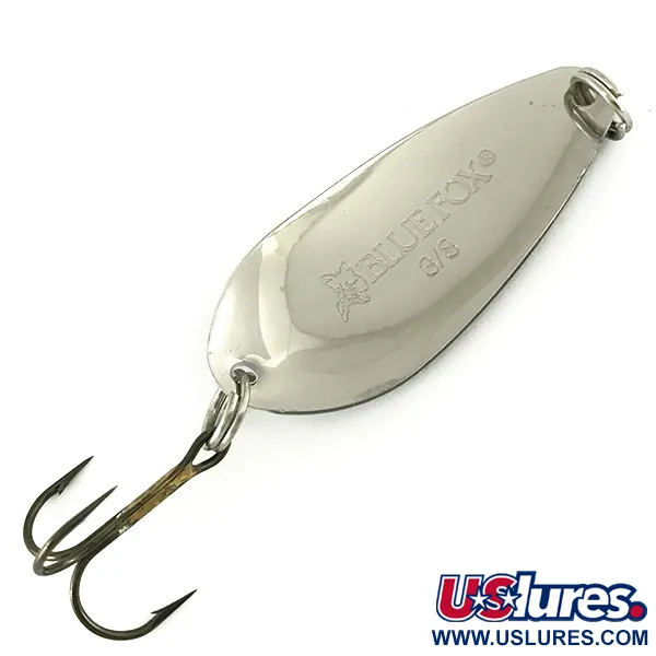 Blue Fox Strobe Tear Drop Spoon Plandavka, Černá/Bílá/Nikl, 11g, #7136