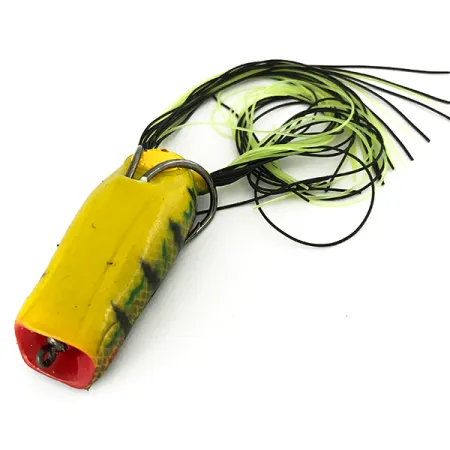 SPRO Dean Rojas Bronzeye Frog Popper, Okoun, 14g, Double Hook, #7148