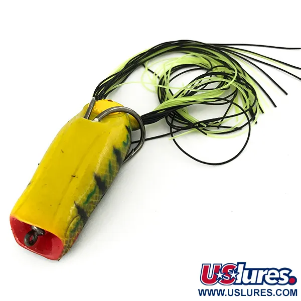 SPRO Dean Rojas Bronzeye Frog Popper, Okoun, 14g, Double Hook, #7148