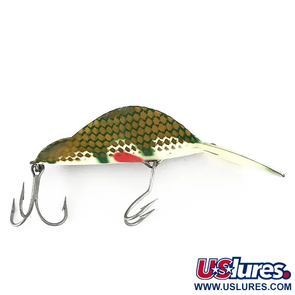 Buck Perry Spoonplug, Bílá/Zelená/Červená, 21g, Struktura, #7152