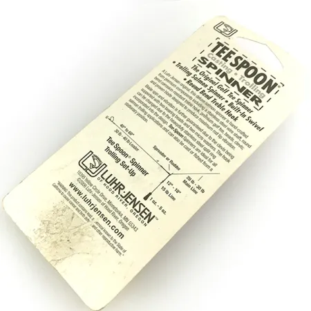 Luhr Jensen Tee Spoon 4 Třpytka, Nikl, 10g, Design Golf Tee, #7154