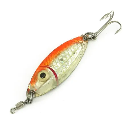 Other Premium Bass Minnow Jig, Stříbrná / Oranžová, 6,5g, #7174