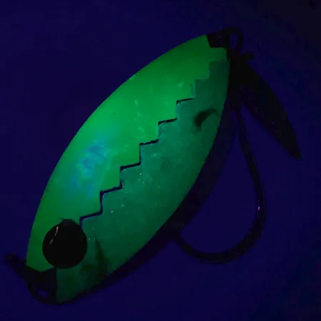 Flashy Fish Lures Flashy Fish Plandavka, Zelená/Nikl, 6g, Glow, #7201