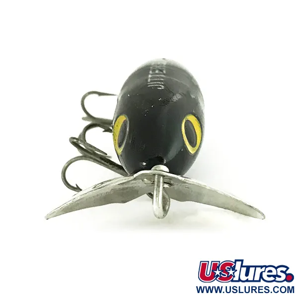 Fred Arbogast Jitterbug Hladinová Nástraha, Černá, 10g, Vintage, #7214