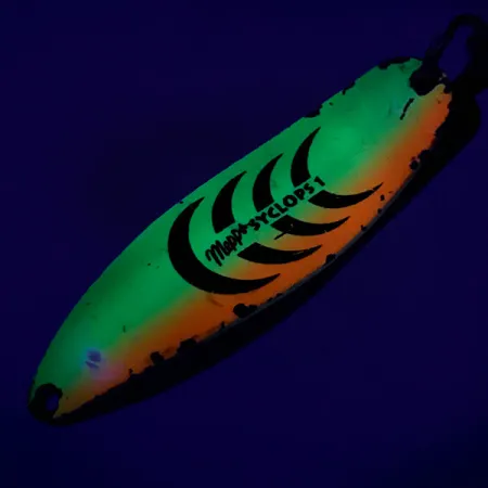 Mepps Syclops 1 UV Plandavka, Fire Tiger, 12g, UV reaktivní, #7230