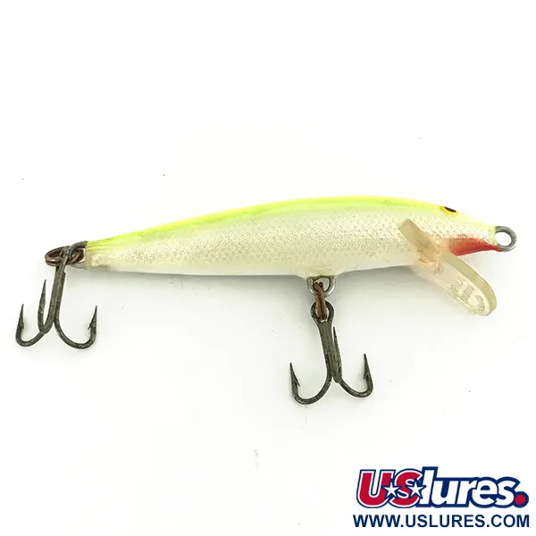 Rapala Original Floater F7 Wobler, Glow Chartreuse, 4g, Balza, #7247