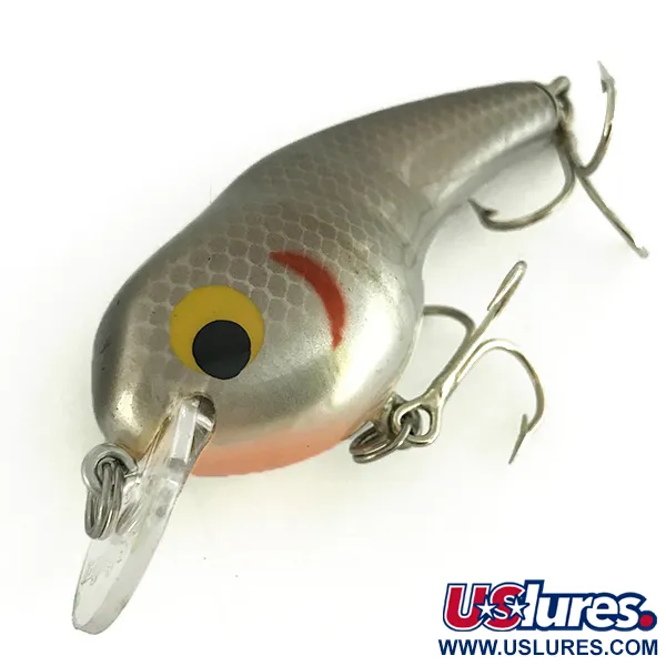 Bagley ET2 Wobler, Stříbrná, 9,5g, Balzové Dřevo, #7278