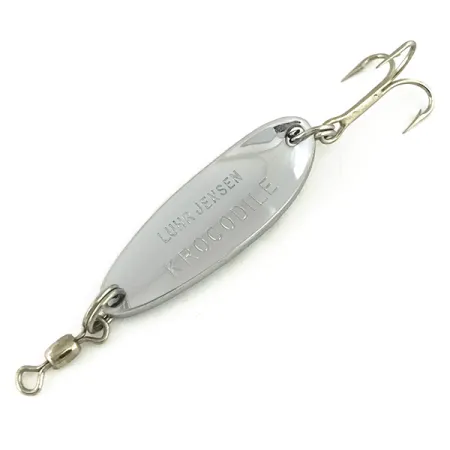 Luhr Jensen Krocodile Plandavka, Nikl / Červená, 7g, Nához, #7312