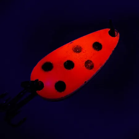 Luhr Jensen UV Plandavka, Červená / Černá / Zlatá, 7g, UV povrch, #7321