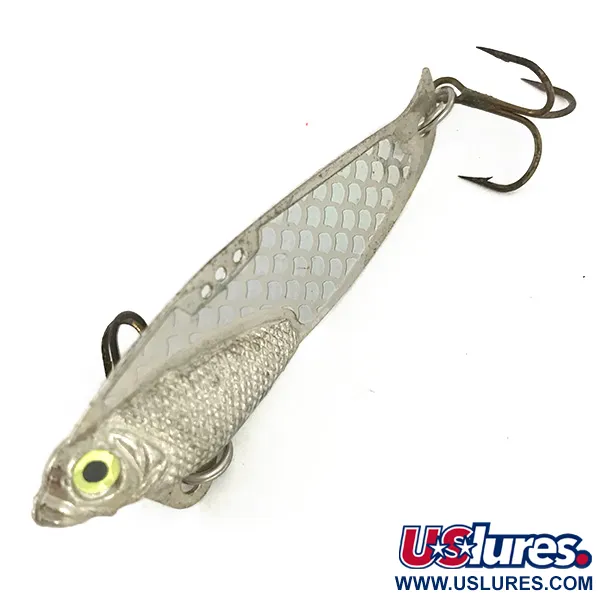 Bass Pro Shops Blade Cykáda, Nikl/Duhové šupiny, 14g, 3 otvory, #7335