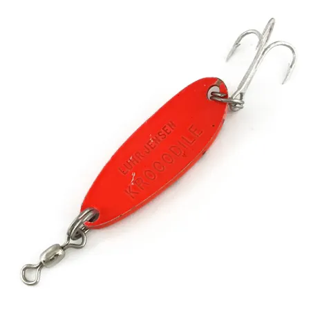 Luhr Jensen Krocodile UV Plandavka, Fluorescent Orange / Black, 9g, #7341