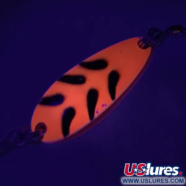 Luhr Jensen Krocodile UV Plandavka, Fluorescent Orange / Black, 9g, #7341
