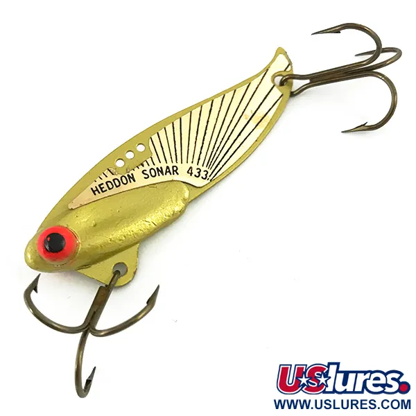 Heddon Sonar 433 Blade Lure, Zlatá, 14g, Vícebodový Úchyt, #7385