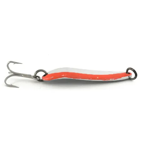 Luhr Jensen Krocodile Die #4 UV Plandavka, Nikl / Červená, 19g, UV, #7411