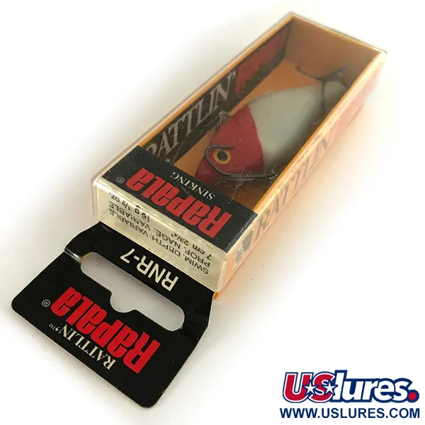 Rapala Rattl'n RAP Lipless Crankbait, Red Head, 16g, Potápivý, #SRNR07 RH