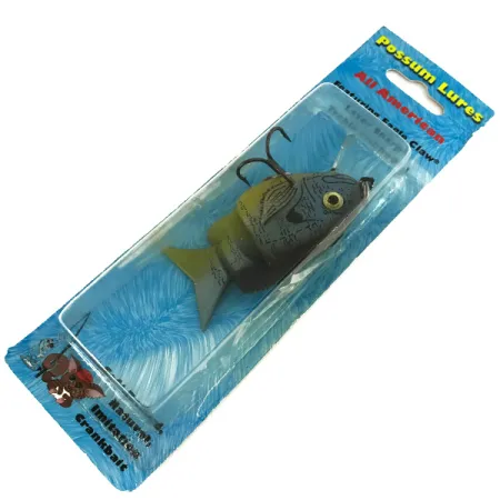 Possum Lures Pan Fish Crankbait, Pumpkinseed, 12g, Eagle Claw, #7426