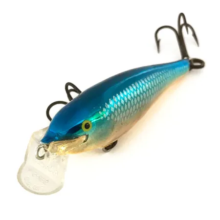 Rapala Shallow Shad Rap Wobler, Modrá/Zlatá, 5g, Balza, #7439
