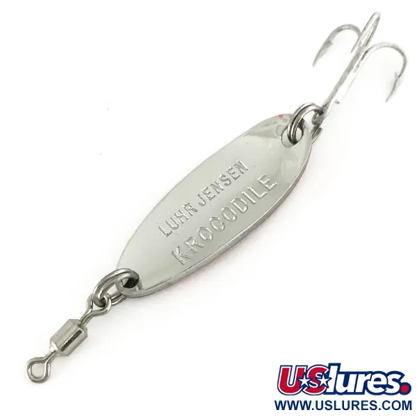 Luhr Jensen Krocodile UV Plandavka, Nikl/Oranžová, 7g, UV, #7447