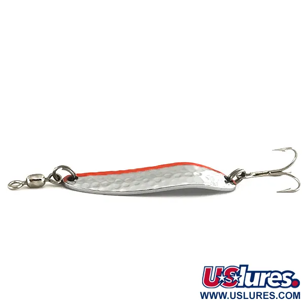 Luhr Jensen Krocodile Die #3 UV Plandavka, Nikl/Oranžová, 10g, #7448