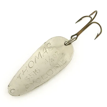 Thomas Cyclone Plandavka, Stříbrná / Červená / Bílá, 7g, Šupiny, #7454