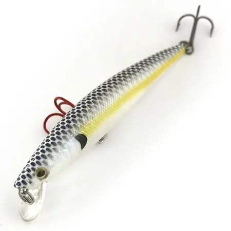 Matzuo Phantom Minnow Vobler, Stříbrná/Žlutá, 9g, Suspending, #7473