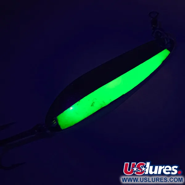 Luhr Jensen Krocodile Die #3 Plandavka, Nikl/Chartreuse, 10g, UV, #7483