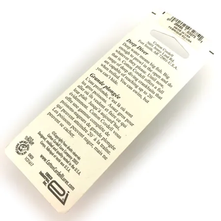 Cotton Cordell Grappler Shad Deep Diver, Zlatá/Oranžová, 7g, Ponor, #7497