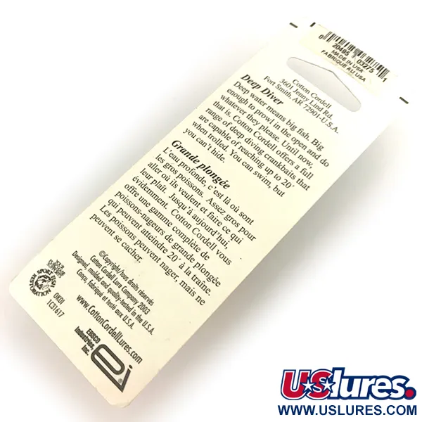 Cotton Cordell Grappler Shad Deep Diver, Zlatá/Oranžová, 7g, Ponor, #7497