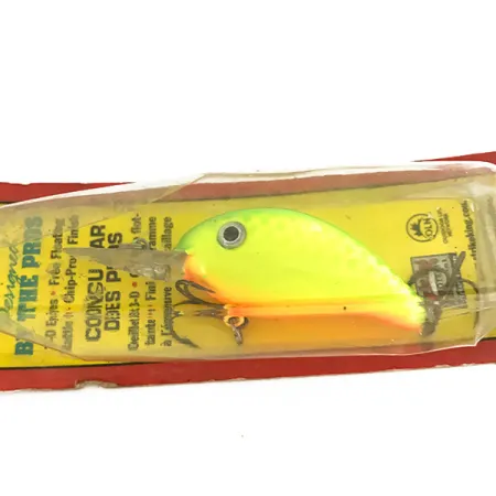 Strike King Pro Model 3XD Crankbait, Chartreuse, 12g, Chrastítko, #7501