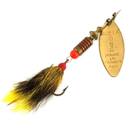 Mepps Aglia Long 2 Dressed Třpytka, Mosaz, 7.3g, Veverčí ocas, #7531