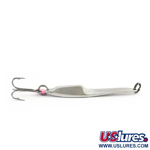 Johnson Lujon Jig Lure Pilkr, Nickel, 14g, Růžový atraktor, #7541