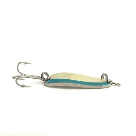 Luhr Jensen Krocodile Plandavka, White/Blue/Nickel, 9g, Potápivá, #7543