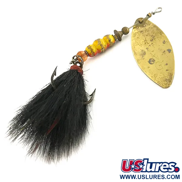 Mepps Aglia Long 3 Dressed Třpytka, Mosaz, 12g, Vrbový List, #7562