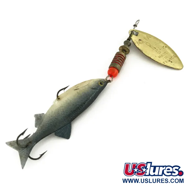 Mepps Aglia Long 2 Mino Třpytka, Mosaz, 9g, Gumová nástraha, #7563