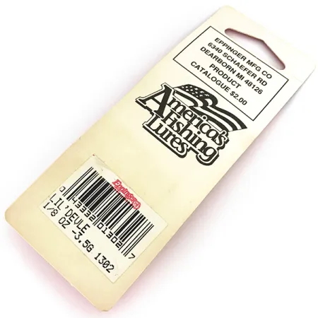 Eppinger Dardevle Lildevle Plandavka, Black / White, 3,5g, #1302