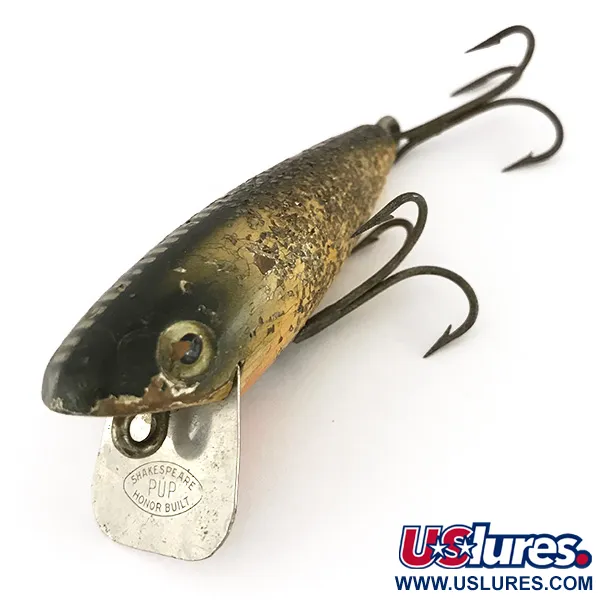 Shakespeare PUP Honor Built Wobbler, Zlatá, 14g, Dřevo, #7645