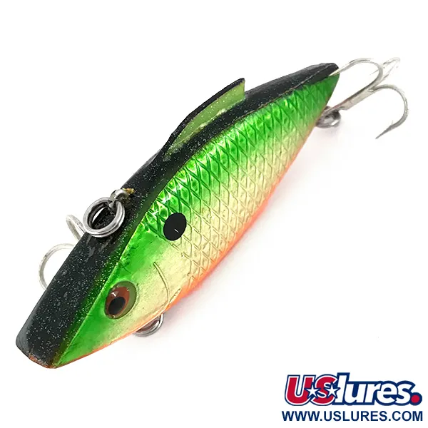Bill Lewis Rat-L-Trap Lipless Crankbait, Zelená-Zlatá, 14g, #7667