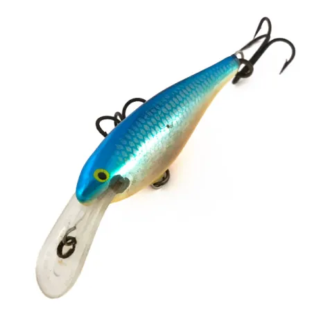 Rapala Shad Rap Deep Runner 05 Wobler, Modrá, 5g, Balsové dřevo, #7670